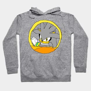 Silver Sonic icon Hoodie